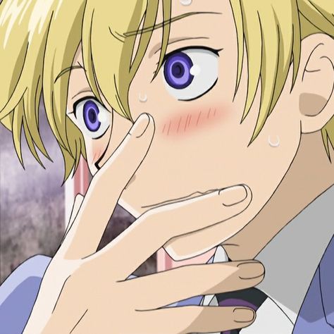 Host Club, Anime Character, A Man, Blonde, Anime, Blue