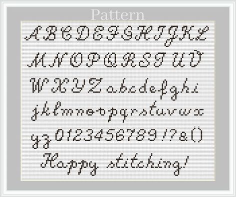 Cursive alphabet cross stitch pattern, Cross stitch font, Cross stitch letters, Cross stitch numbers Cross Stitch Lower Case Alphabet, Needlepoint Cursive Letters, Alphabets Cross Stitch, Cursive Alphabet Cross Stitch Pattern, Cross Stitch Script Font, Cross Stitch Pattern Alphabet, Cross Stitch Fonts Large, Cross Stitching Letters, Cross Stitch Letter Patterns Alphabet