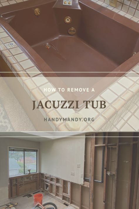 Removing Garden Tub Master Bath, Jacuzzi Tub Remodel, Jet Tub Remodel, Jacuzzi Tub Bathroom, Tub Remodel, Built In Bathtub, Jacuzzi Bathtub, Built In Bath, Bathroom Retreat