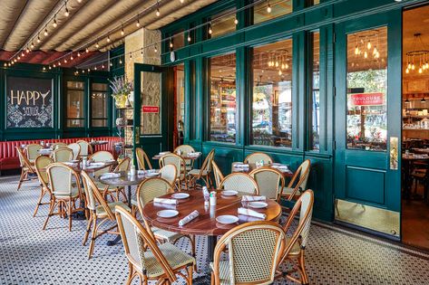 Best Restaurants at The Domain in Austin, TX - Thrillist 80s Condo, Green French Doors, Dish Presentation, Austin Texas Restaurants, Bistro Patio, California Pizza Kitchen, Professional Cameras, California Pizza, Pizza Kitchen