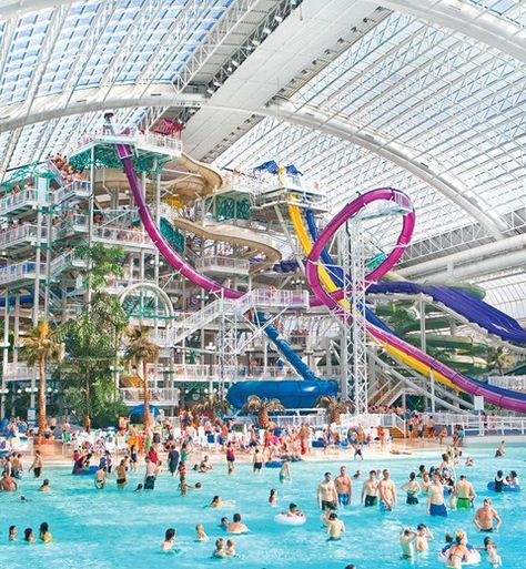 World Waterpark | West Edmonton Mall Cool Water Slides, Indoor Water Parks, West Edmonton Mall, Indoor Water Park, Taman Air, Chateau Frontenac, Wave Pool, Indoor Waterpark, Mall Of America