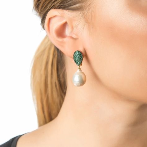 Leg Jewelry, Earrings Emerald, Drop Earrings Gold, Baroque Pearl Earrings, Baroque Pearl Necklace, Pearl Jewellery, Printed Jewelry, Circle Earrings Studs, Timeless Treasures