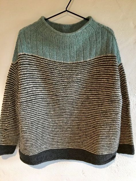 Strikkeopskrift Oversize Sweater, Knitted Wit, Diy Knitting, Sweater Knitting Patterns, 가을 패션, Knit Fashion, Machine Knitting, Knitting Inspiration, Knitting Yarn