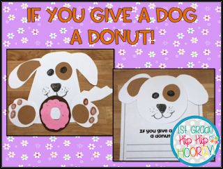 If You Give A Dog a Donut If You Give A Dog A Donut, Dog A Donut Craft, Sensory Writing, Pet Activities, Donut Craft, Dog Donut, Letter D Crafts, Laura Numeroff, Making Donuts