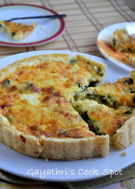 Cheddar Cheese Quiche, Eggless Quiche, Filet Mignon Chorizo, Eggless Breakfast, Cheese Quiche Recipe, Continental Food, Savory Baking, Savoury Pies, Cheese Quiche