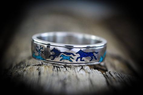 Hammered Silver Jewelry, Modern Silver Jewelry, Wolf Ring, German Silver Jewelry, Wolf Jewelry, Silver Jewellery Indian, Fine Silver Jewelry, Jewelry Bracelets Silver, Lapis Lazuli Ring