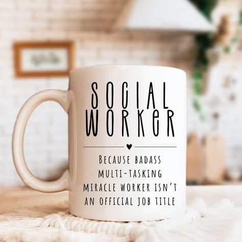 Custom Social Worker Gift, School Social Work Mug, Counselor Appreciation Gift, Teacher Appreciation Gift, Social Work Graduation Gift Social Worker Graduation Party Ideas, Social Work Graduation, Social Worker Graduation, Counselor Appreciation Gifts, Counselor Appreciation, Work Mug, School Social Worker, Mom Coffee Cups, Social Worker Gifts