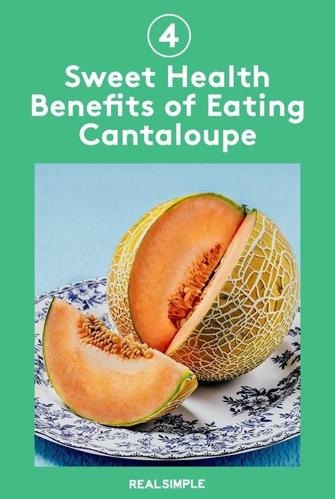 Cantaloupe is more than just a sweet and juicy addition to fruit salad. Here, an RD lists the top health and nutrition benefits of eating cantaloupe. Cantaloupe Fruit Salad, Cantelope Fruit Benefits, Cantaloupe Health Benefits, Cantaloupe Benefits, Cantaloupe Fruit, Cantaloupe Recipes, Cheese Ball Bites, Cookout Side Dishes, Fruit Health Benefits