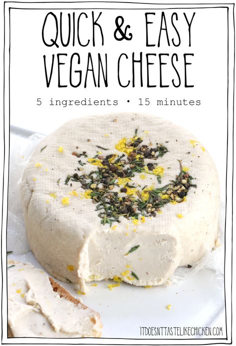 Vegan Almond Cheese, Easy Vegan Cheese Sauce, Easy Vegan Snacks, Easy Vegan Cheese Recipe, Easy Vegan Cheese, Homemade Vegan Cheese, Vegan Cheese Recipe, Vegan Cream Cheese Recipe, Best Vegan Cheese