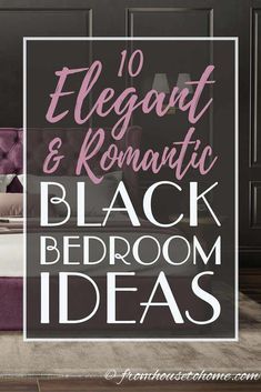 Black Bedroom Walls, Black Bedroom Furniture Decor, Black Headboard Bedroom, Black White And Grey Bedroom, Black Bedroom Ideas, Black And Grey Bedroom, Black Bedroom Sets, Dark Gray Bedroom, Black Walls Bedroom