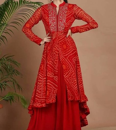 Bandhani Dress Pattern, Simple Frock Design, Simple Lehenga, Bandhani Dress, Long Gown Design, Simple Frocks, Style Guru, Fancy Dresses Long, Designer Party Wear Dresses