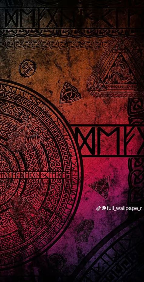 Norse Mythology Wallpaper, Viking Background, Viking Wallpaper, Arte Viking, Vikings Tattoo, Android Wallpaper Dark, Taurus Tattoos, Artistic Wallpaper, Shiva Wallpaper