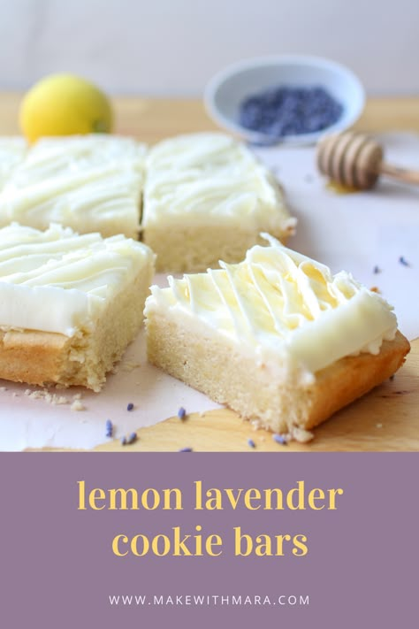 Lemon Lavender Dessert Recipes, Desserts With Lavender, Herb Desserts, Lavender Dessert Recipes, Lavender Things, Lavender Baking, Lavender Cookie, Lemon Lavender Cookies, Lavender Inspiration