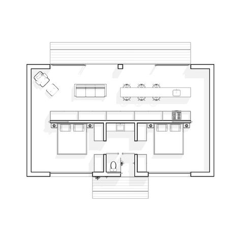 Architecture Renovation, Architectural Floor Plans, Tiny House Floor Plans, Radiant Floor Heating, Apartment Plans, Tiny House Plans, Drawing Set, Tiny House Design, Small House Plans