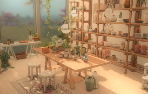 Sims 4 Pottery, Pottery Classes, Sims 4 Build, Hello My Name Is, Pottery Studio, The Sims 4, My Name Is, The Sims, My Name