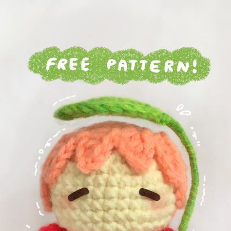 Calcifer Crochet Pattern Free, Cute Handmade Crafts, Ghibli Amigurumi Free Pattern, Chibi Crochet Free Pattern, Ponyo Crochet Free Pattern, Crochet Anime Free Pattern, Duolingo Crochet, Crochet Studio Ghibli Free Pattern, Studio Ghibli Crochet Pattern Free