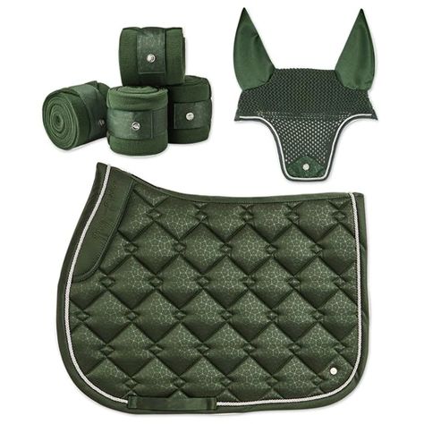 Dark Emerald Diamond Print Luxe Horse Gear Matching Set Sage Green Saddle Pad, Dark Green Horse Tack, Horse Tack Sets English, Matching Horse Tack, Horse Tack Sets, English Tack Sets, Horse Clothes, Native Outfits, Horse Farm Ideas