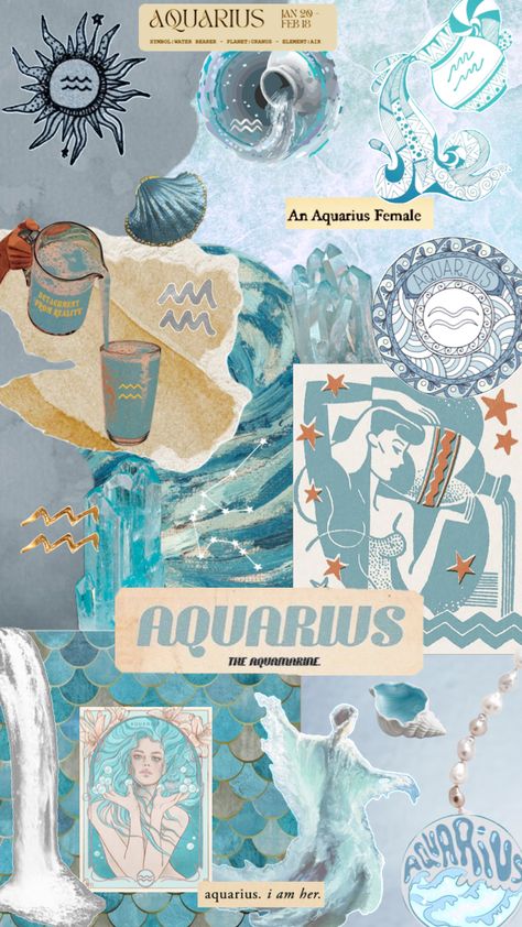 #aquarius#aquariusaesthetic#starsign#astrology Aquarius Collage, Aquarius Core Aesthetic, Aquarius Core, Venus Aquarius, Aesthetic Aquarius, Alea Aquarius, Aquarius Style, Aquarius Vibes, Aquarius Signs