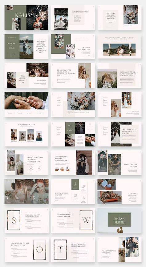 Elevate your wedding photography presentations with this stunning PowerPoint template.  Featuring 40+ meticulously crafted slides, this design offers a unique and captivating way to showcase your clients' special day. 
.#CanvaTemplates #SocialMediaDesign #InstagramIdeas #PinterestTemplates #CreativeCanva Wedding Presentation Ideas, Wedding Magazine Layout Design, Wedding Photo Template, Wedding Powerpoint Template, Wedding Planner Portfolio, Wedding Presentation Design, Wedding Photography Portfolio, Photography Template Design, Magazine Wedding Photos