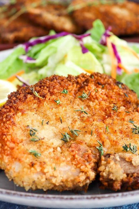 Panko Pork Chops, Pork Cutlet Recipes, Fried Pork Tenderloin, Meat Entrees, Mustard Pork Chops, Pork Chop Recipes Baked, Cutlets Recipes, Pork Ham, Pork Cutlets