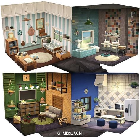 Happy Home Paradise, Happy Home Designer, Home Ac, New Animal Crossing, Animal Crossing Game, Animal Crossing Qr, Happy Home, Sims 4 Houses, Tiny Living