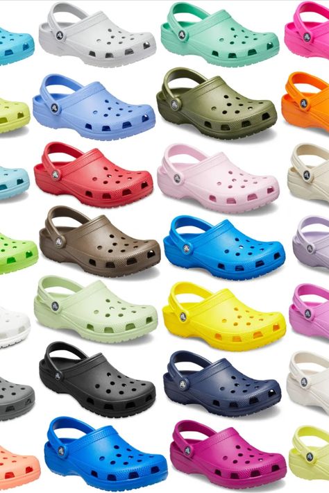 Crocs Colors, Backyard Hangout, Long Slip, Cute Nike Shoes, Cute Nikes, Crocs Shoes, Beach Days, Mule Clogs, Beach Day