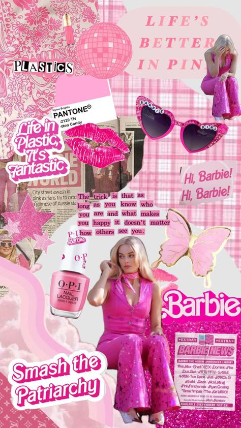 #preppy #barbiemovie #barbie Opi Nail Lacquer, Barbie Movies, City Streets, Nail Lacquer, Are You Happy, Make It Yourself, Pink