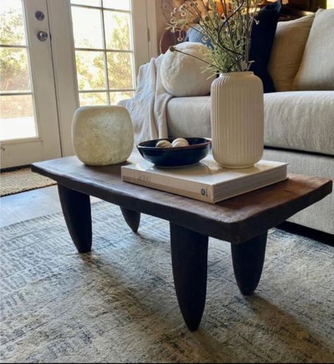 Authentic old wood Senufo table / stool from Burkina Faso Ivory Coast area. Tap pin to follow the link to our website to shop this piece and more! ✨ #interior #interiors #interiordesign #interiordesigner #decorationroom #interiorinspiration #decor #homeaccents #homeinterior #interiordecorations #homestyling #homeaccessories #homedecor #lighting #pendantlight #interiorstyling #vogueliving #adstyle #archdigest #luxuryliving #coffeetable #AfricanHome Orgo Coffee Table, Senufo Coffee Table, Coffee Table Oka, Coffee Table Ethnic, Table Furniture Design, Ethiopian Traditional Coffee Table, Bamileke Coffee Table, Senufo Stool, Coffee Side Table