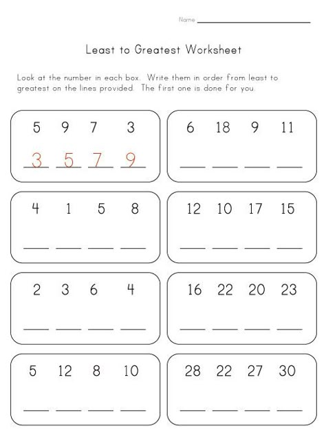 Ordering Rational Numbers, Rational Numbers Worksheet, Sequencing Numbers, Numbers Worksheet, Sequencing Worksheets, First Grade Math Worksheets, Mathematics Worksheets, Preschool Math Worksheets, Kids Worksheets Preschool