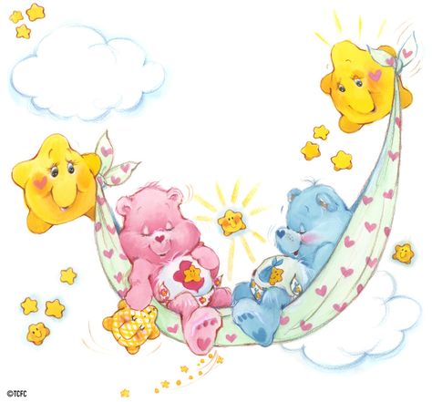 Care Bears: Baby Hugs and Baby Tugs on a Hammock Care Bears Vintage, Care Bear Party, Baby Hug, Care Bears Cousins, Images Disney, 80s Cartoons, Rainbow Brite, American Greetings, Flickr Photos