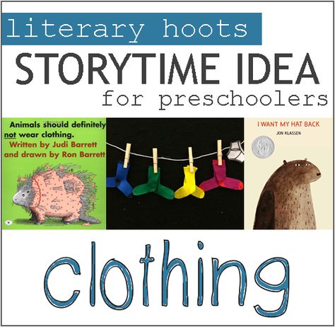 Library Storytime, Flannel Stories, Storytime Themes, Preschool Library, Storytime Ideas, Story Props, Clothing Themes, About Earth, Library Science