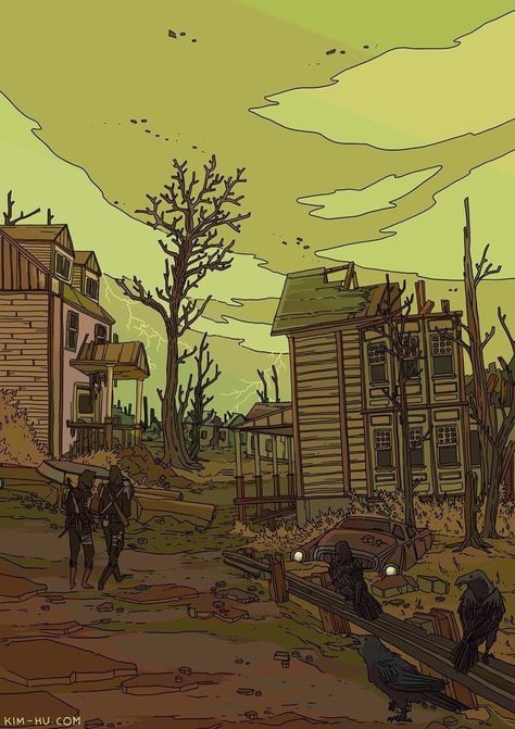 Apocalyptic Art, Apocalypse Landscape, Post Apocalyptic Art, Fallout Art, Post Apocalypse, Environment Design, Post Apocalyptic, Old Art, Of Wallpaper