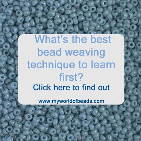 Basic Beading Techniques and Tips - My World of Beads How To Bead Weave, Basic Beading Techniques, Bead Weaving For Beginners, Kumihimo Bracelets Diy, Safety Pin Crafts, Pin Crafts, Kumihimo Bracelets, Bead Sewing, Beaded Boxes