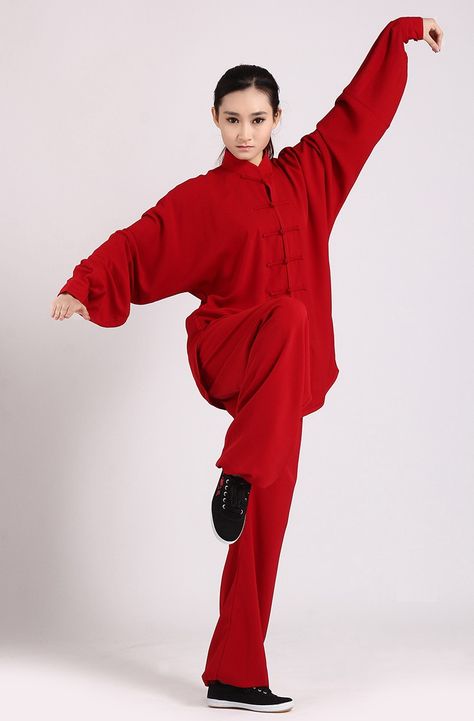 Chinese Dance Pose, Tai Chi Poses, Martial Arts Outfit, Tai Chi Clothing, Chinese Video, Martial Arts Clothing, Chinese Dance, Action Pose Reference, Martial Arts Girl