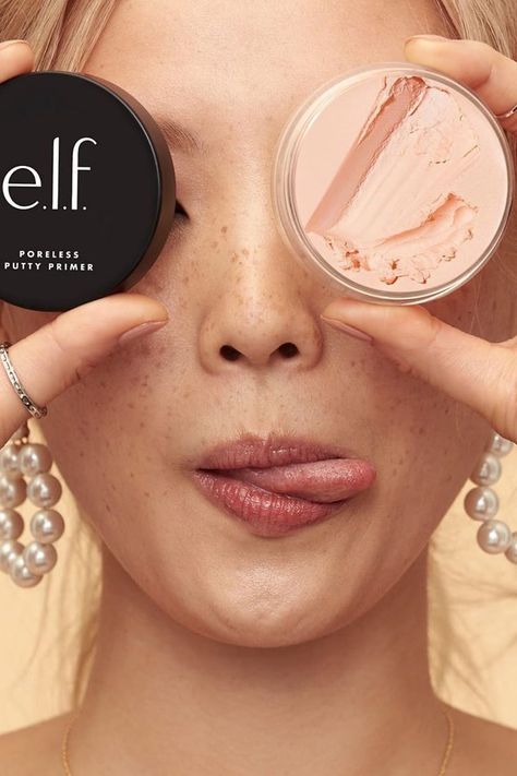 Elf Poreless Putty Primer How To Apply, Skincare Campaign, Primer Elf, Elf Beauty, Putty Primer, Makeup Favs, Elf Products, Tiktok Challenge, E.l.f. Cosmetics