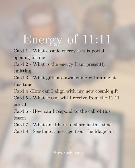 ✨11:11 portal is open, let’s create Magickal things✨ This spread was channelled as a digital reflection of the number you see on your… | Instagram 1111 Tarot Spread, 11/11 Portal Tarot Spread, 1111 Portal Tarot Spread, 11/11 Tarot Spread, 11 11 Portal, Oracle Card Spreads, Psychic Reader, Psychic Development, Cosmic Energy