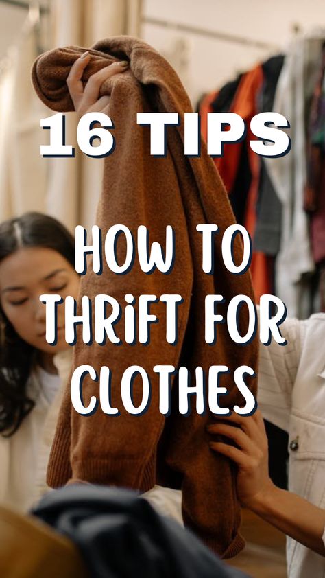 In this guide, we’ll walk you through how to thrift clothes and discover the best finds. From strategizing your visits to understanding the best times to shop and learning how to spot high-quality items among the masses, we share 16 essential successful tips for thrifting for clothes. Things To Thrift Clothes, Brands To Look For At Thrift Stores, How To Thrift Shop For Clothes, Styling Thrifted Clothes, How To Thrift, Thrifting Outfits Ideas, Thrift Finds Clothes, Clothes Thrifting, Thrift Tips