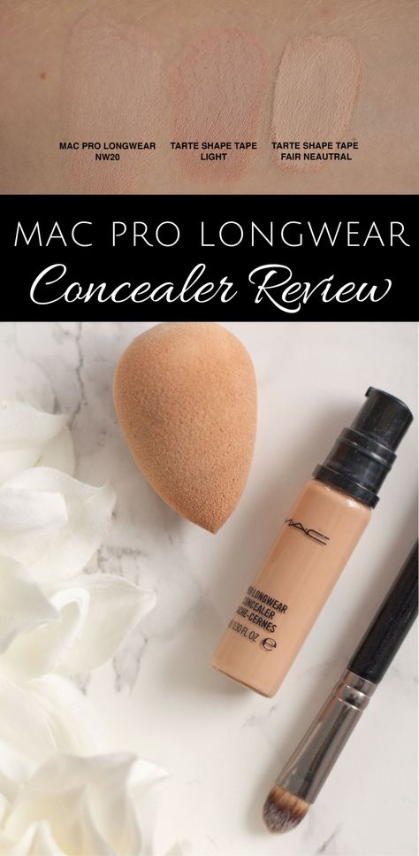 MAC Pro Longwear Concealer. Is it a miracle worker for dark circles or just so-so? Full review of this popular concealer up on Bit and Bauble. Luna Long Lasting Tip Concealer, Mac Pro Longwear Concealer, La Girl Pro Concealer Chestnut, L.a Girl Pro Concealer, Incognito Concealer, Cucumber Beauty, Overnight Beauty Hacks, Overnight Beauty, Concealer For Dark Circles