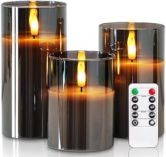 Candle Decor Ideas, Battery Candle, Real Candles, Flameless Candle Set, Glass Candles, Electronic Candles, Led Pillar Candle, Pillar Lights, Flameless Led Candles