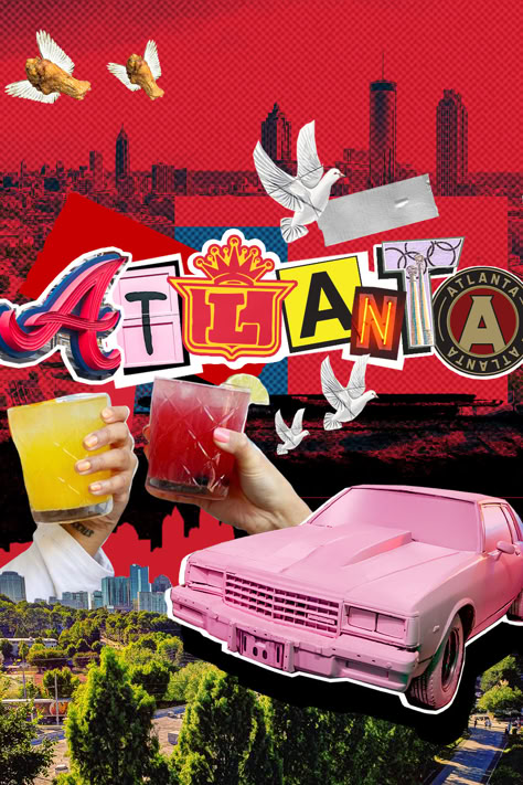 The city that’s never short of new experiences. See what we’re talking about on DiscoverAtlanta.com Batman Profile Picture, Batman Profile, Restaurant Design Concepts, New York Illustration, Friends In College, Visit Atlanta, Aggie Pride, Ontario California, Things To Do In Atlanta