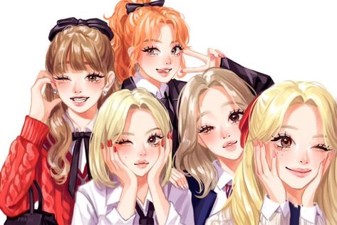 gidle fanart Gidle Fanart, Gidle Queencard, Gidle Miyeon, Kpop Backgrounds, Art Friend, Kpop Drawings, Girly Art Illustrations, Kpop Fanart, Art Inspiration Drawing