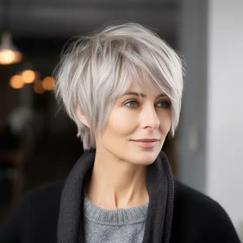 35 Easy Wash and Wear Haircuts for Women Over 60