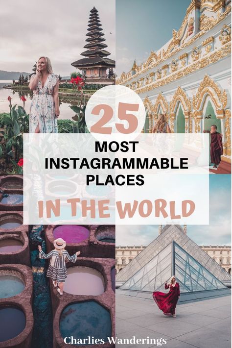 The most Instagrammable places in the world, best places to visit, most stunning locations in the world, most instagrammable locations in the world, best photography locations in the world, where to go travel, which places to visit in the world, best photography spots, where to take the best photos, where to take stunning photos Instagramable Places, Spice Up Your Instagram, Most Instagrammable Places, About Instagram, Places In The World, Instagrammable Places, Top Travel Destinations, The Sunrise, Location Photography