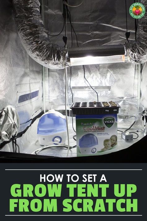 Are you wondering about setting up your very first tent? You’re in the right place! Grow tents are one of the most important tools when it comes to indoor gardening and setting them up is a simple process once you know what’s needed. Setting Up A Grow Tent, Grow Tent Vegetables, Grow Tents Indoor, Epic Gardening, Modern Homestead, Diy Tent, Herb Gardening, Grow Room, Farm Projects