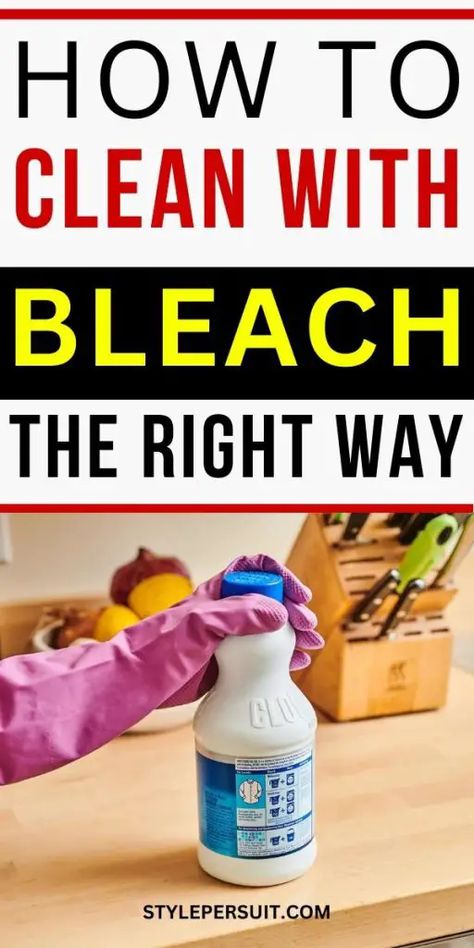 How to Clean With Bleach The Right Way Bleach Water Ratio For Cleaning, Brain Fog Remedies, Bleach Cleaning, Cleaning With Bleach, Bleach Water, Bleached Tips, Braces Colors, Plastic Shower Curtain, Tooth Sensitivity