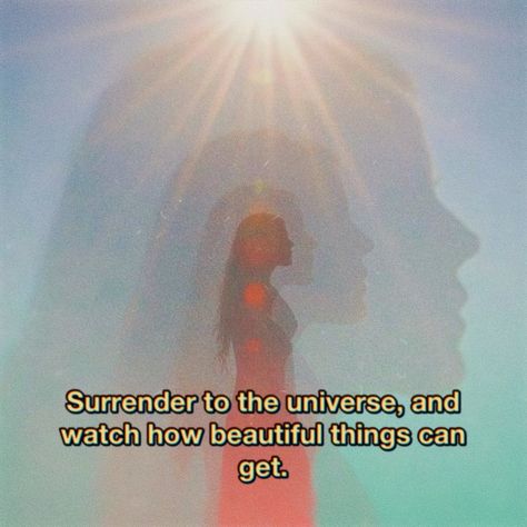 Surrender To Universe, Surrender Aesthetic, July Energy, Affirmation Board, Unspoken Words, Divine Timing, Special Words, Manifestation Board, Wise Words Quotes