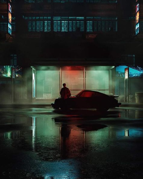 Camera Shots And Angles, Last Night On Earth, Neon Noir, Halloween Photography, Cinematic Lighting, Album Art Design, Alone Photography, Creative Portrait Photography, Car Inspiration