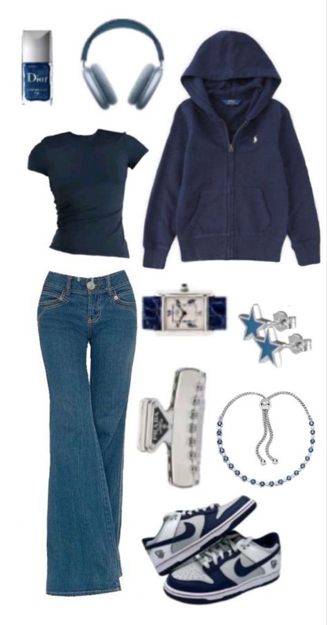 #gossipgirl #gilmoregirls #meangirls #fallfits #falloutfits #fall #dior #blue Vinter Mode Outfits, Mode Tips, Downtown Outfits, Cute Lazy Day Outfits, 2000s Fashion Outfits, Stockholm Fashion, Swaggy Outfits, Simple Trendy Outfits, Cute Everyday Outfits