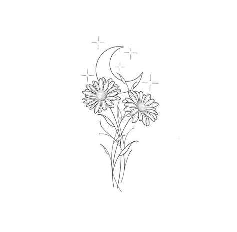 Daisy Tattoo Designs, Daisy Flower Tattoos, Cool Wrist Tattoos, Star Tattoo Designs, Diamond Tattoos, Daisy Tattoo, Small Flower Tattoos, Tasteful Tattoos, Vine Tattoos