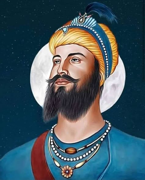 Sikhism Beliefs, Guru Govind, Guru Hargobind, Guru Ram Das, Baba Deep Singh Ji, Guru Nanak Ji, Guru Gobind Singh Ji, Guru Nanak Wallpaper, God Painting